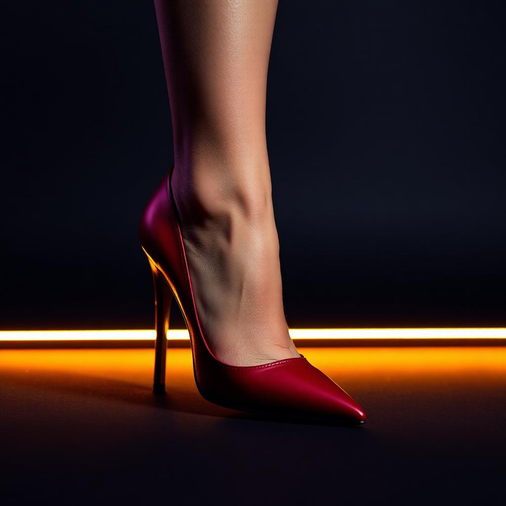 Stilettos rojo cereza